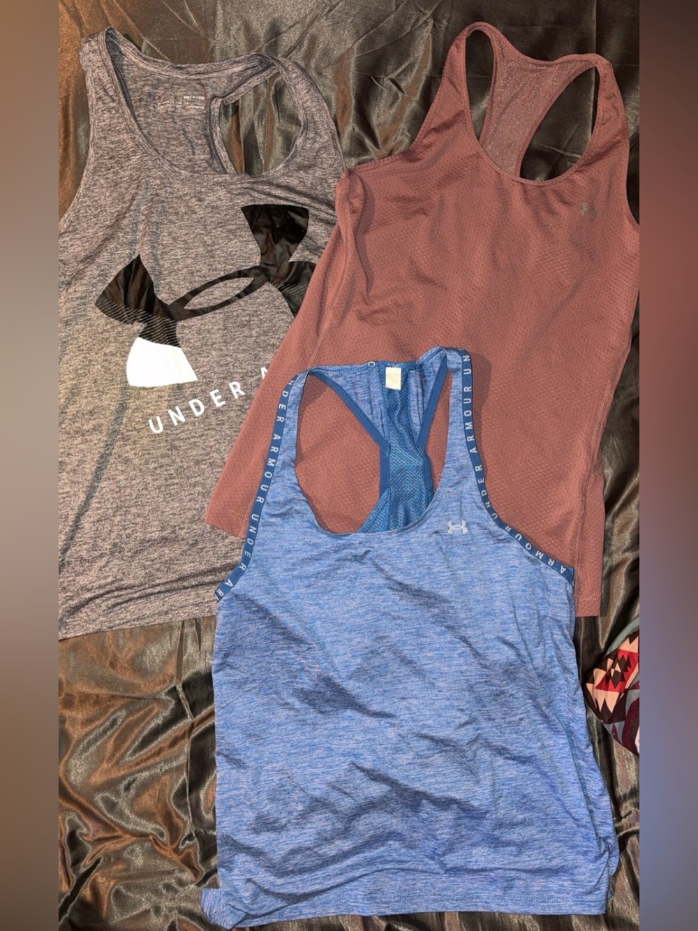 Under armour racerback tank tops
